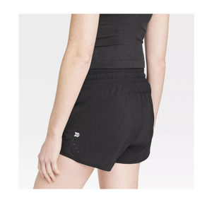 All in Motion Mid Rise Running Shorts Womens Size M Black New